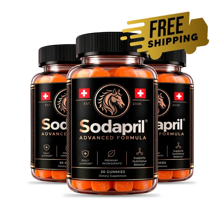 Sodapril three bottle pack